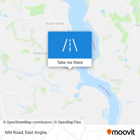 Mill Road map