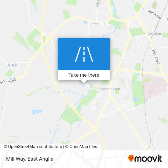 Mill Way map