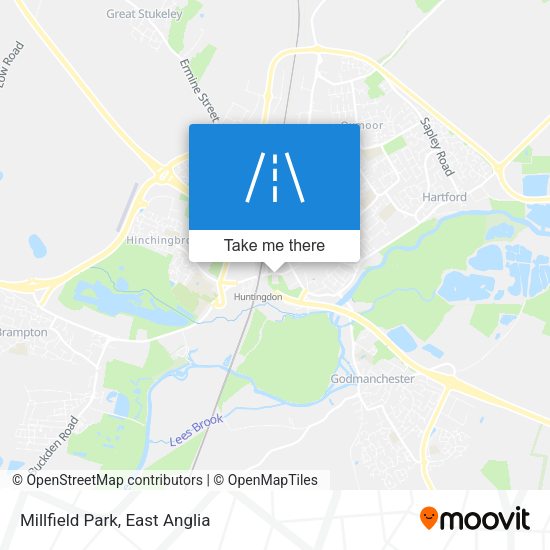 Millfield Park map