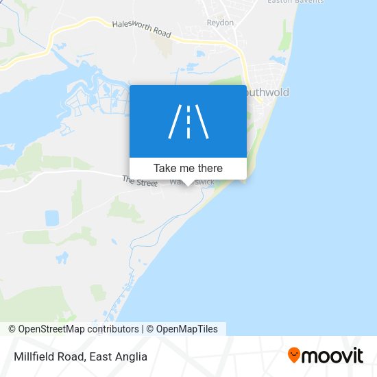 Millfield Road map