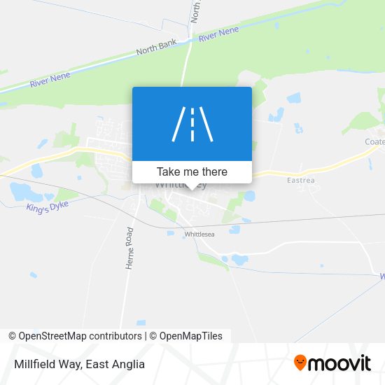Millfield Way map