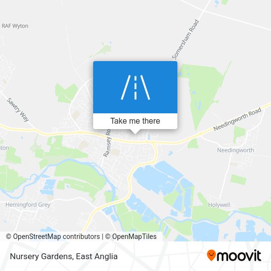 Nursery Gardens map
