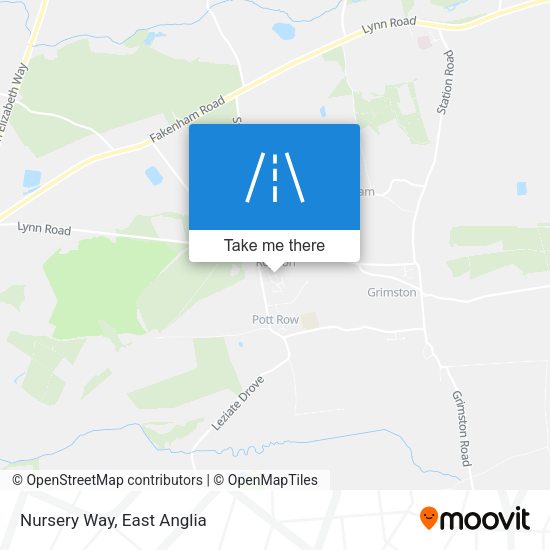 Nursery Way map