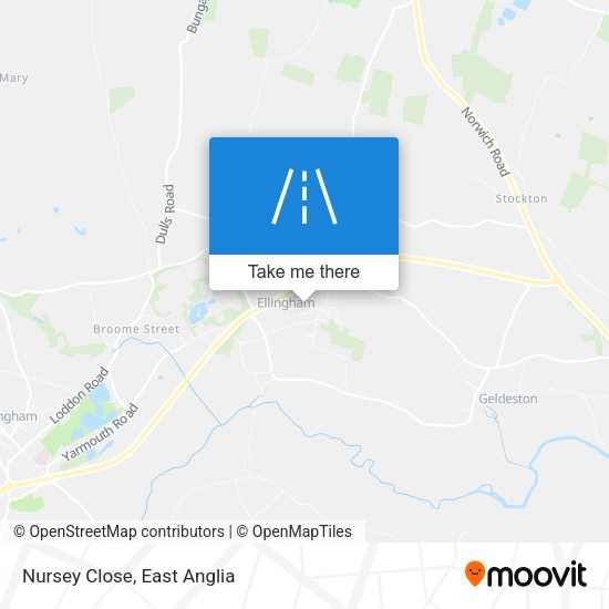 Nursey Close map