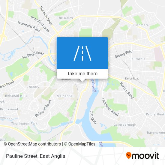 Pauline Street map
