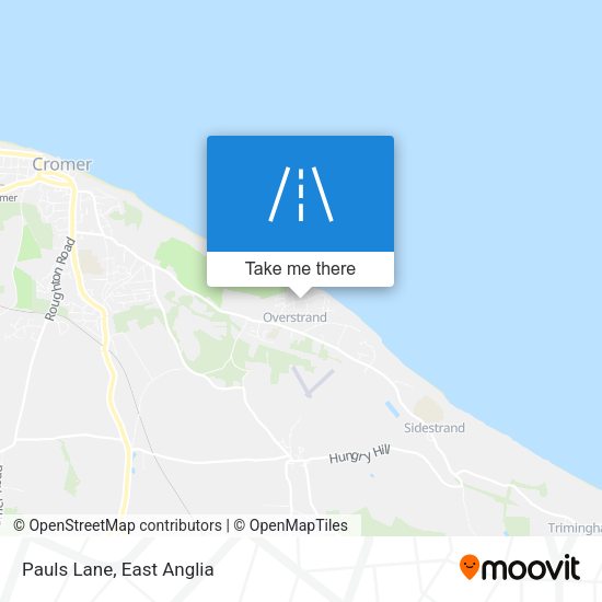 Pauls Lane map
