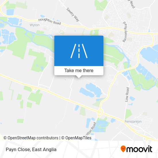 Payn Close map