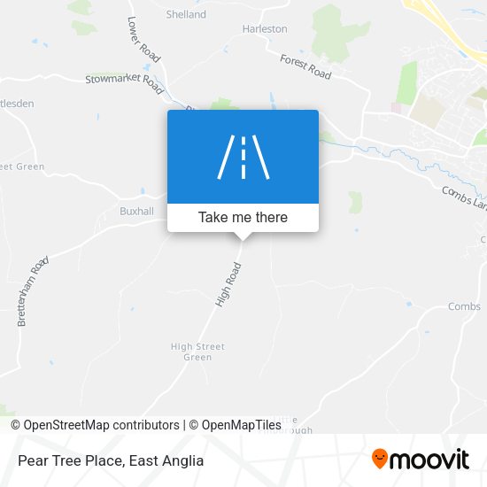 Pear Tree Place map