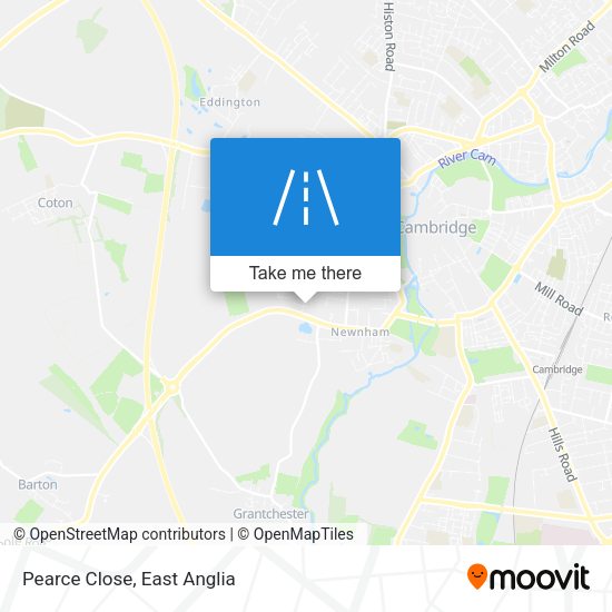 Pearce Close map