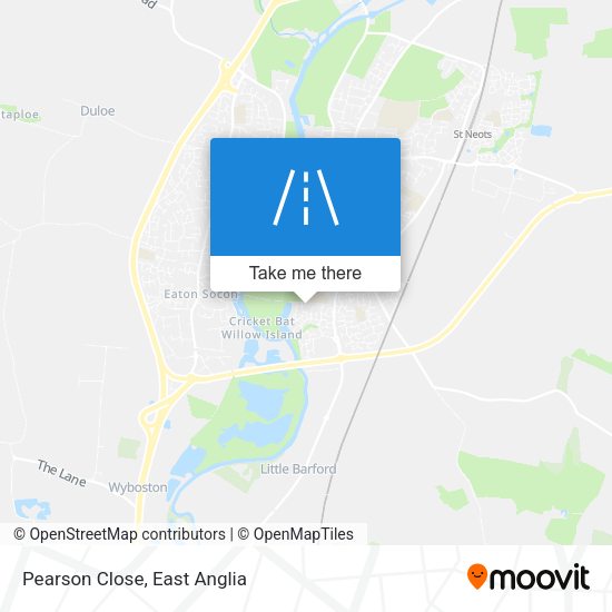 Pearson Close map