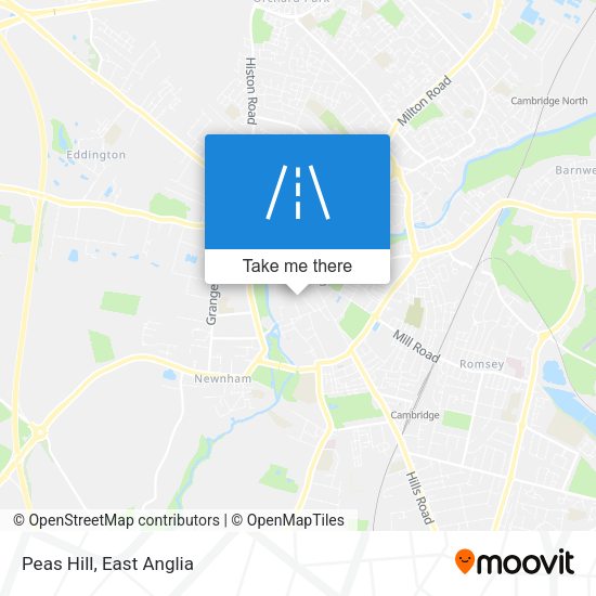 Peas Hill map
