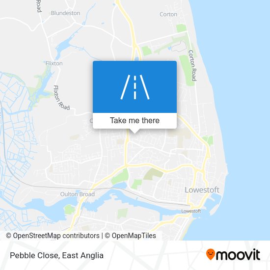Pebble Close map