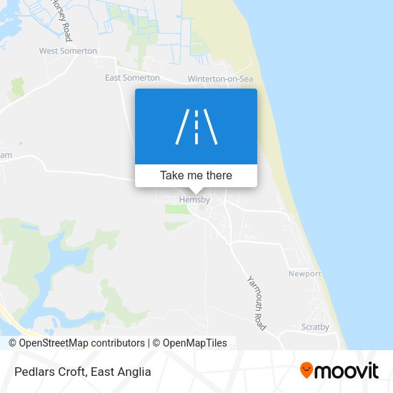 Pedlars Croft map