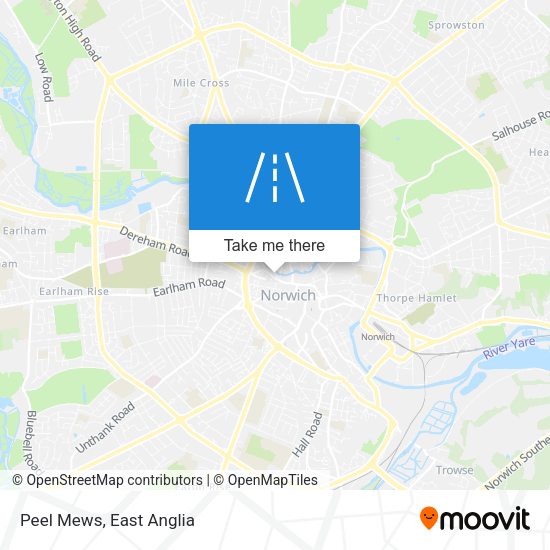 Peel Mews map