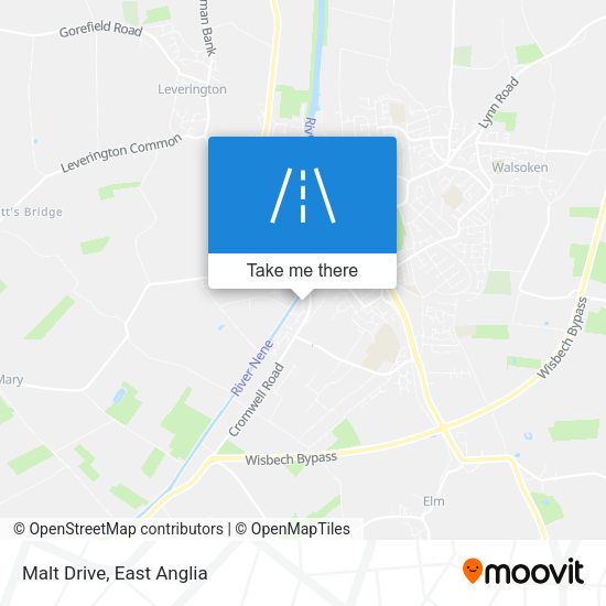 Malt Drive map