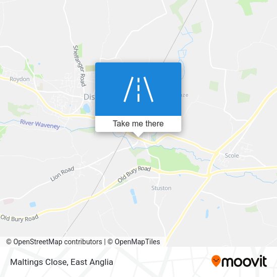 Maltings Close map