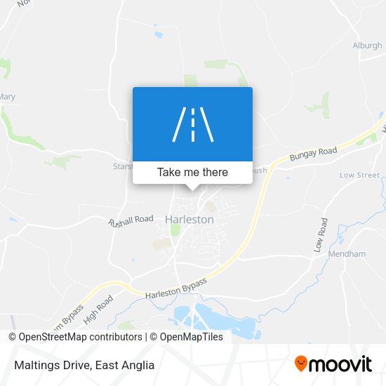Maltings Drive map