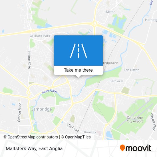 Maltsters Way map