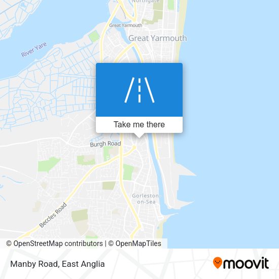 Manby Road map