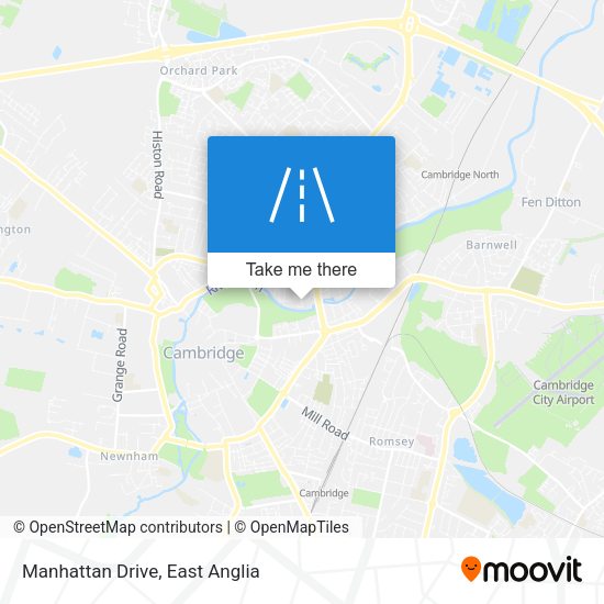 Manhattan Drive map