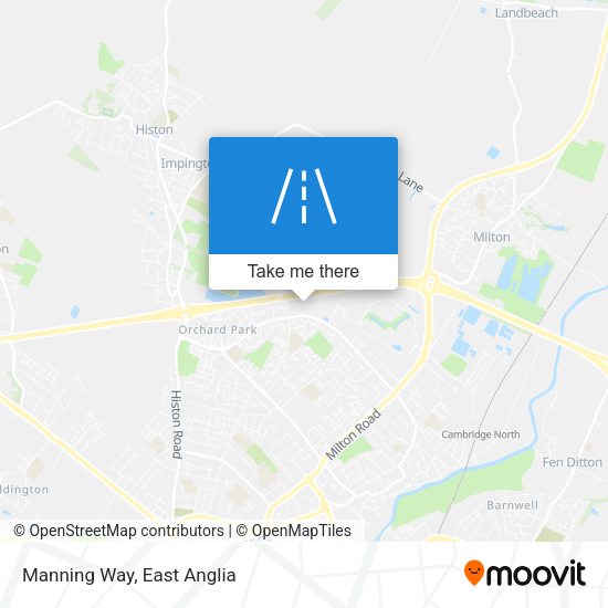 Manning Way map