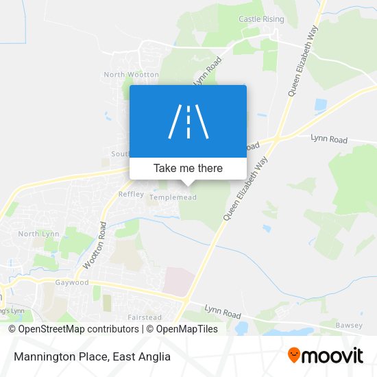Mannington Place map