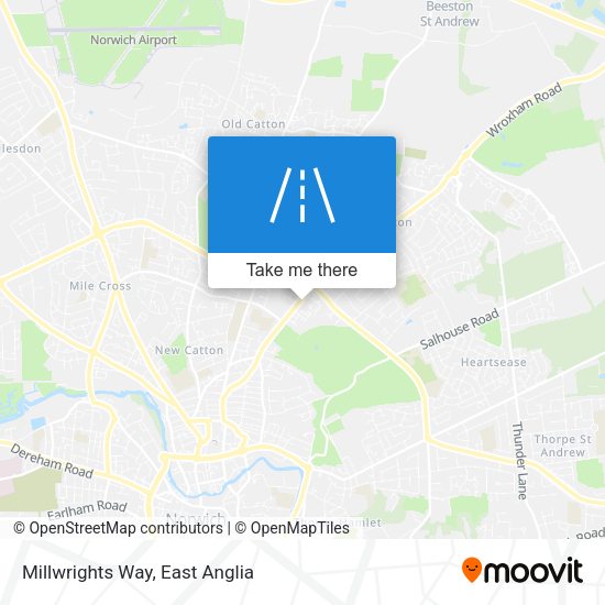 Millwrights Way map