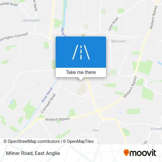 Milner Road map