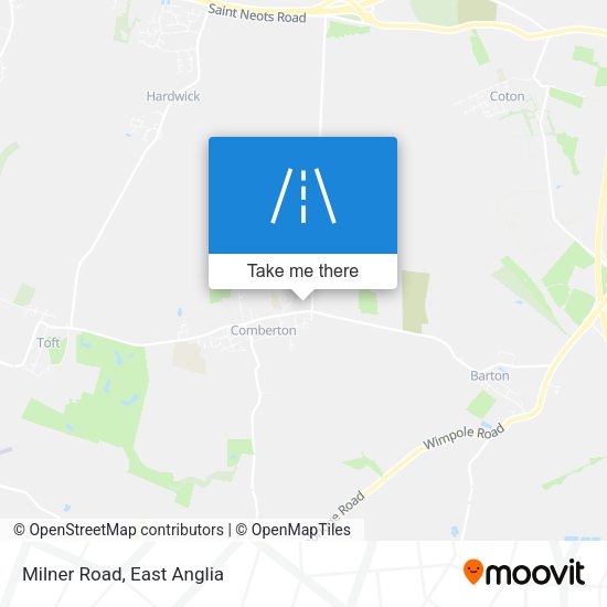 Milner Road map