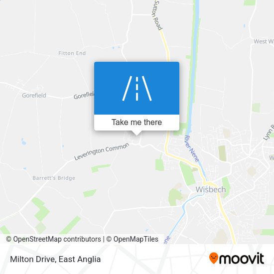 Milton Drive map