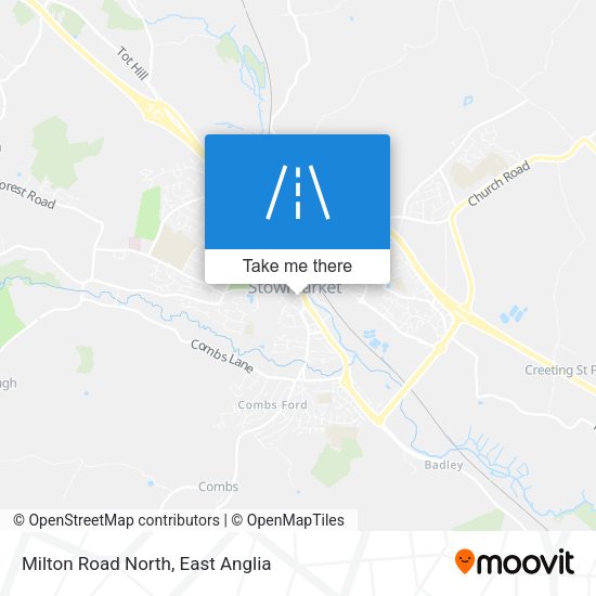Milton Road North map