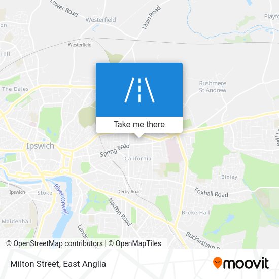Milton Street map