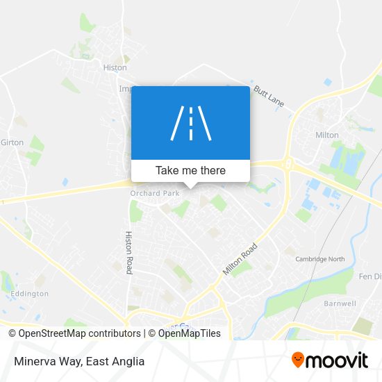 Minerva Way map