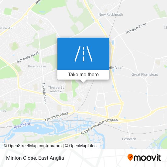 Minion Close map