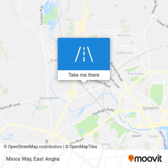 Minos Way map
