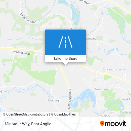 Minotaur Way map