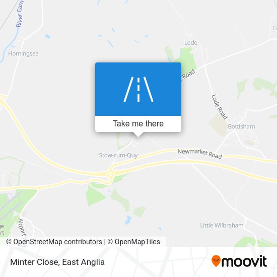 Minter Close map