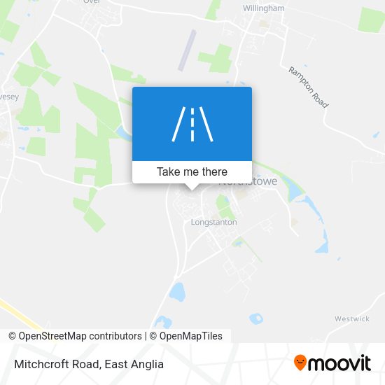 Mitchcroft Road map