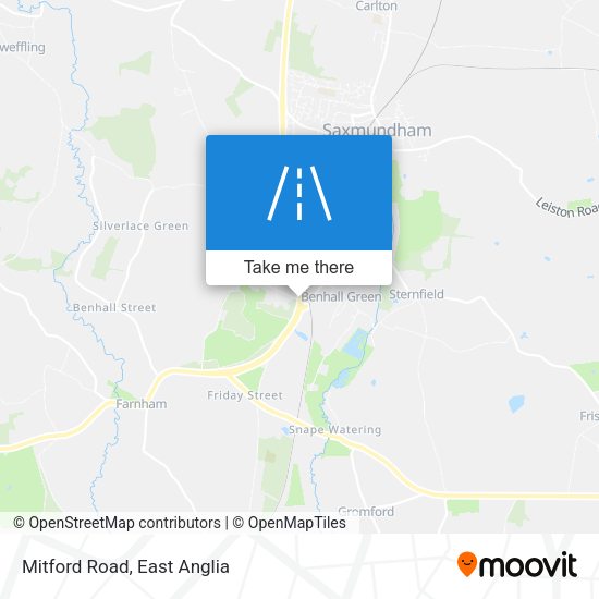 Mitford Road map