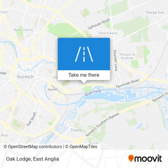 Oak Lodge map