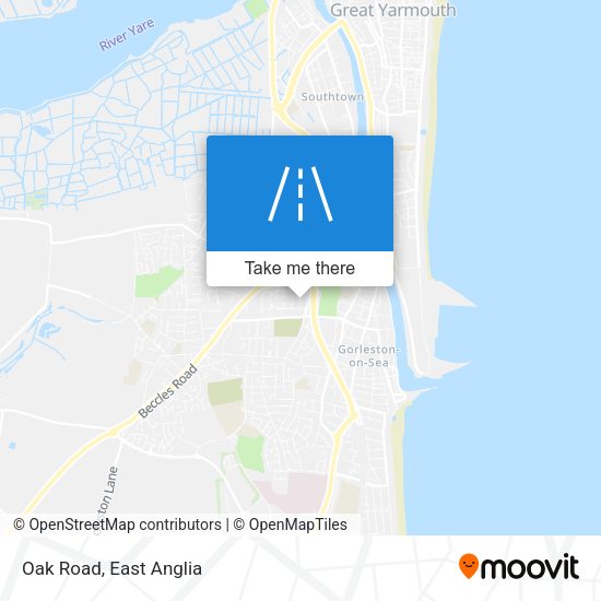 Oak Road map
