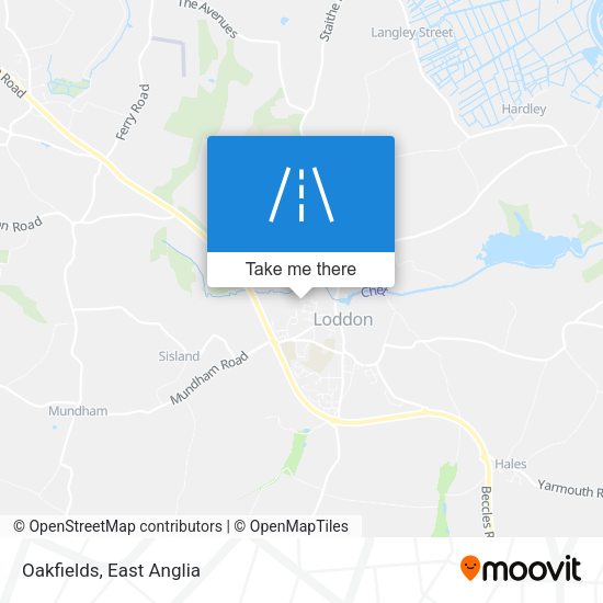 Oakfields map