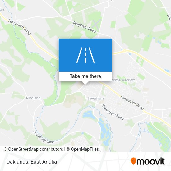 Oaklands map