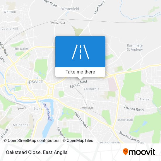 Oakstead Close map