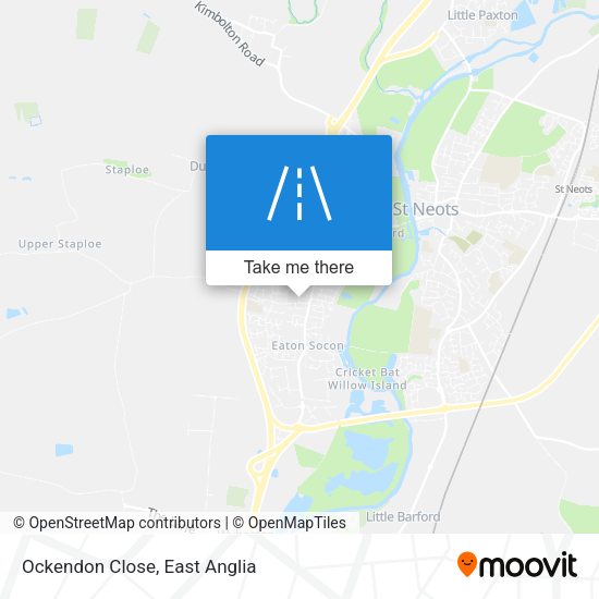 Ockendon Close map