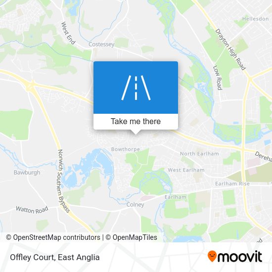 Offley Court map