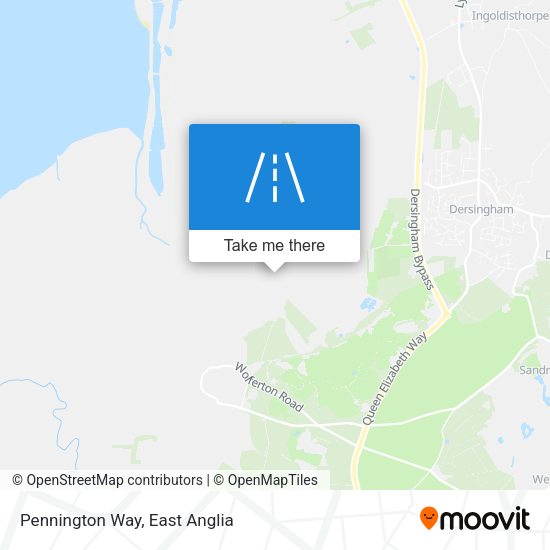 Pennington Way map