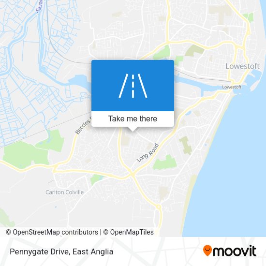Pennygate Drive map
