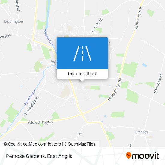Penrose Gardens map