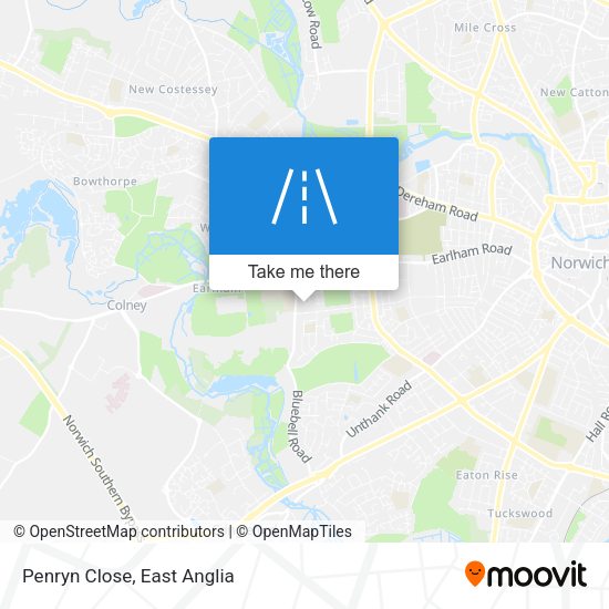 Penryn Close map